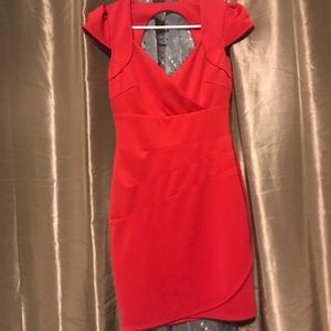 Red Express cocktail dress
